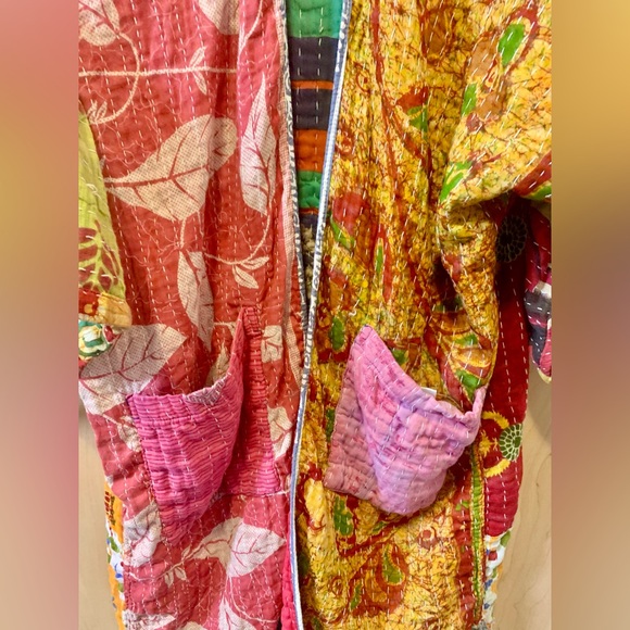 Rahab’s Rope Reversible Kantha Jacket – One of a Kind - Picture 6 of 9